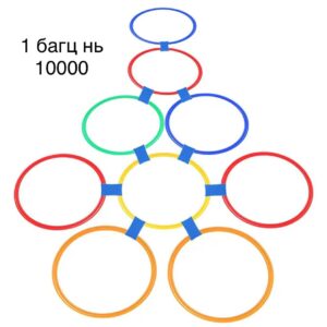 Өнгөт, дүрст цагираг 10ширхэг нь 1 багц үнэ 10000