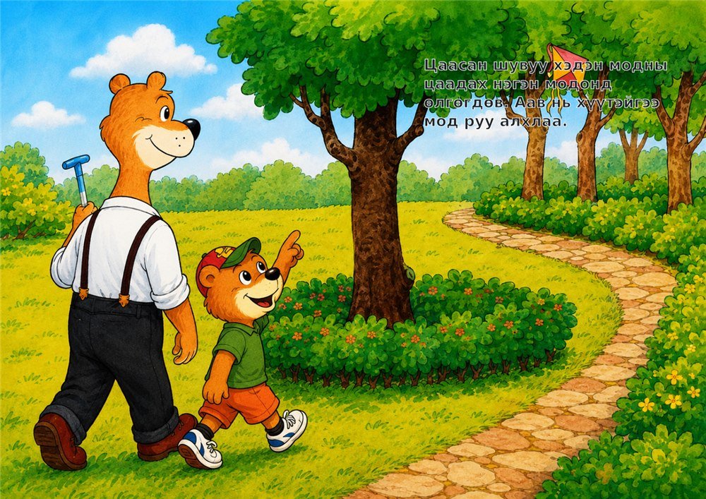 Балхүү бөмбөг олсон нь — зурагт номын хуудас
