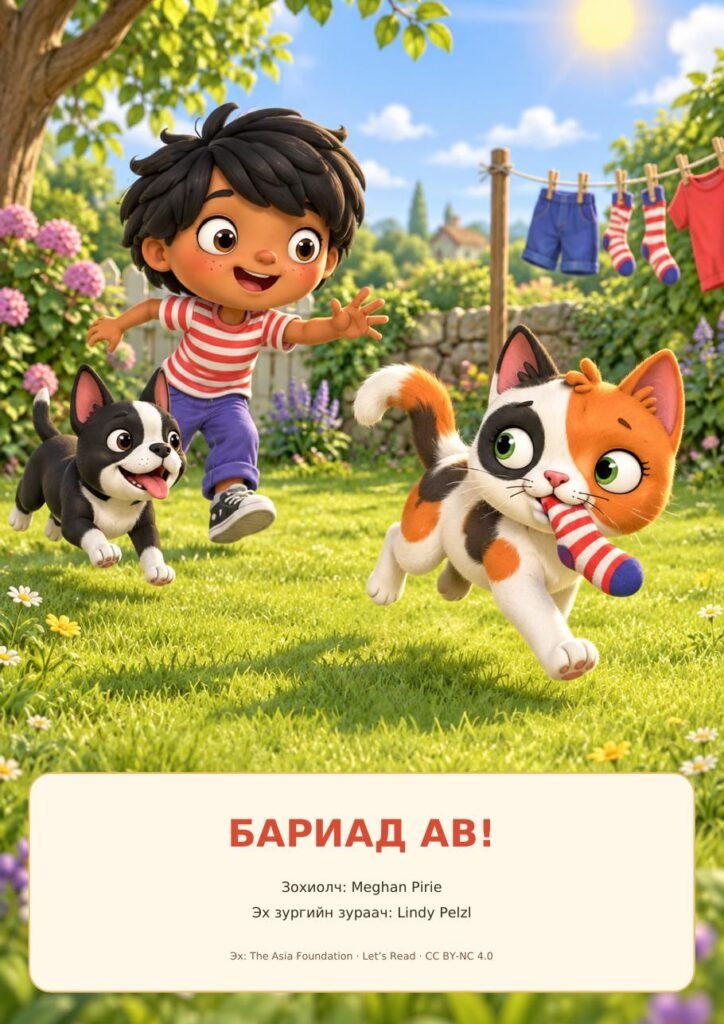 Бариад ав! — Зурагт ном + Чанга уншлагын арга зүй (Дунд бүлэг)