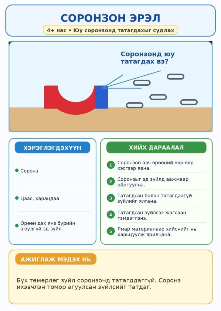 ШиССа/Зүй — Соронз (Бэлтгэл бүлэг) | 7 хоногийн нэгдсэн + чиглүүлэгтэй үйл ажиллагаа