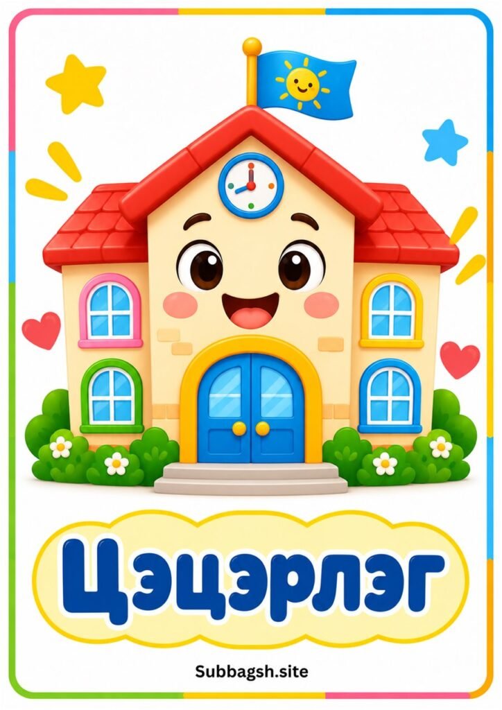 Миний цэцэрлэг — зурагт карт, 1-р хуудас