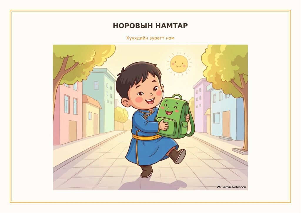 Норовын намтар — Зурагт ном + Чанга уншлагын арга зүй (Бэлтгэл бүлэг)