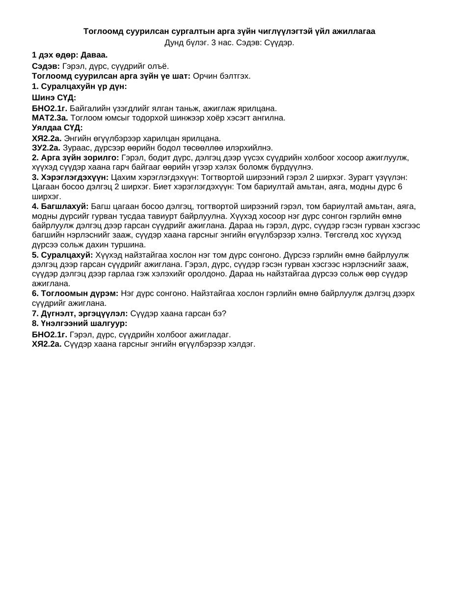ТоССа/Зүй — Сүүдэр (Дунд бүлэг) | 7 хоногийн нэгдсэн + 1-5 өдрийн дэлгэрэнгүй төлөвлөлт - Image 5