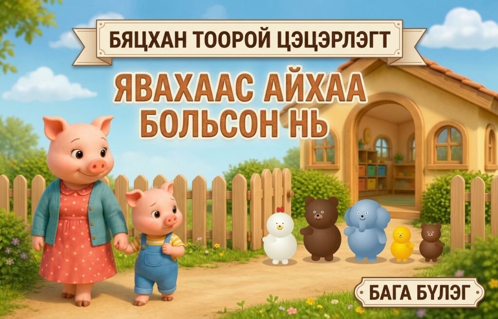 Бяцхан тоорой цэцэрлэгт явахаас айхаа больсон нь - ЧУ арга зүй (Бага бүлэг)